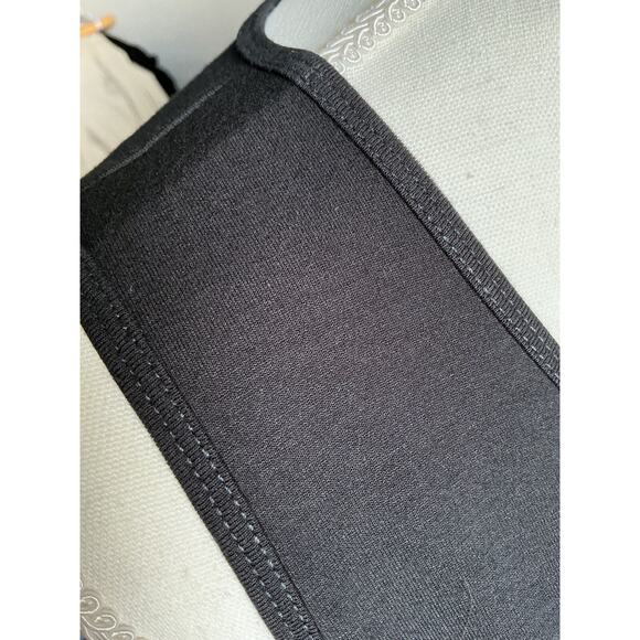 Eileen Fisher Small Black Stretch Jersey Knit Round Neck Dress Small - Picture 4 of 8